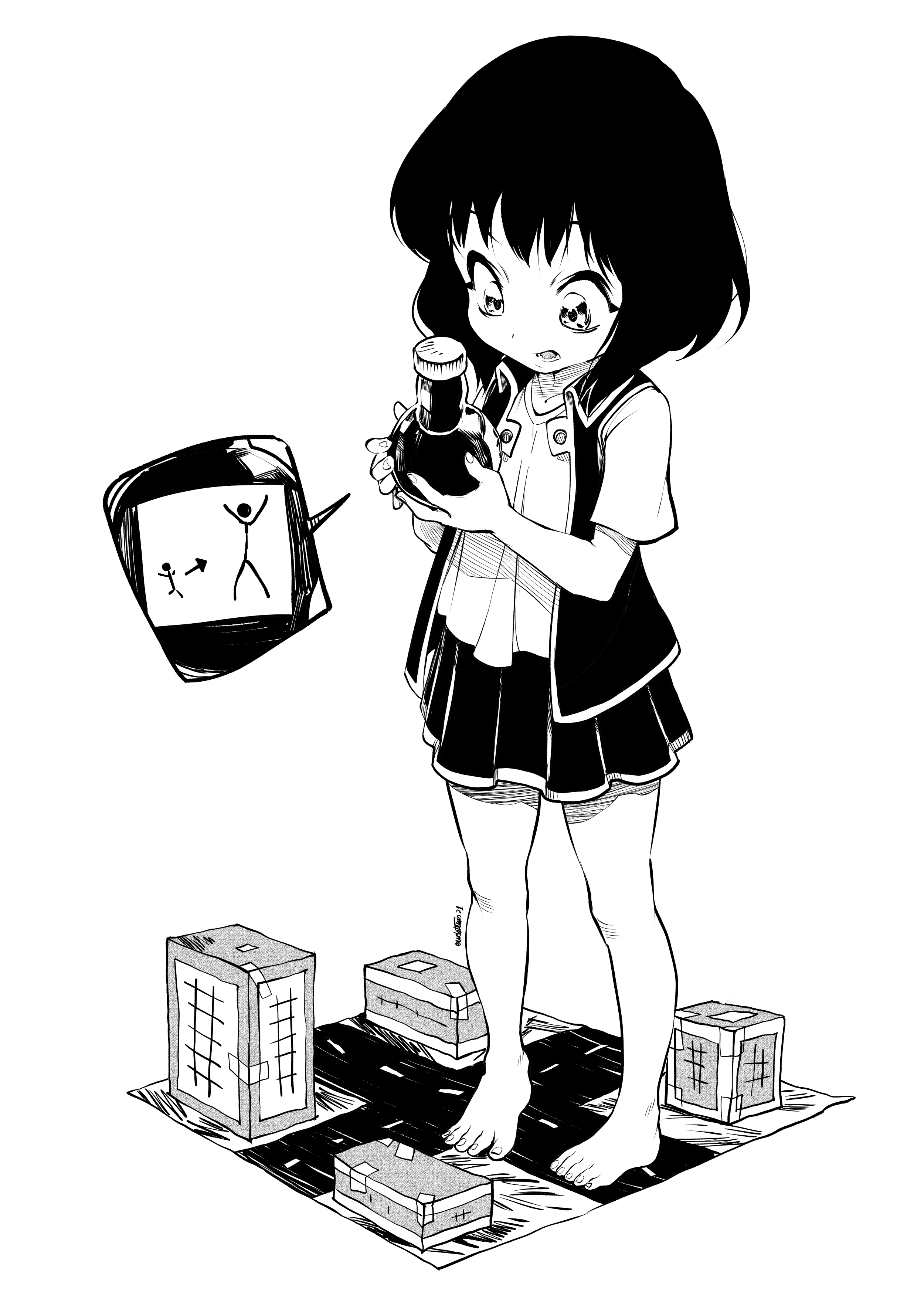 Eudetenis 巨大な女の子 Giant Girls Log